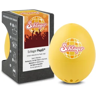 Schlager PiepEi - Singende Eieruhr zum Mitkochen - Eierkocher für 3 Härtegrade - 80er Jahre Schlager Best of - Lustiges Kochei - Musik Eggtimer - Brainstream