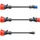Gemini flex Adapterset (22 kW) CEE rot 32 A / CEE blau 16 A / 230V Haushaltssteckdose