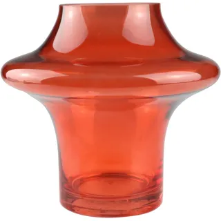 AM Design Dekovase »Vibrant orangefarbene Glasvase« für einen fröhlichen Akzent, orange