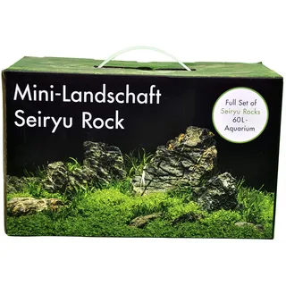 Aquadeco Deko-Set Mini-Landschaft Seiryu Rock für 60