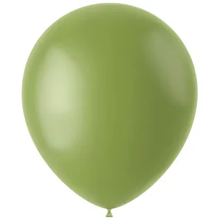 Folat 19619 Luftballons Farben Grüne 33 cm 10 Stück - Olive Salbei Green Latex Ballons füllen mit Helium oder Luft für Geburtstag, Geburtstagsdeko, Hochzeit, Baby Shower, Jubiläum, Party Dekoration