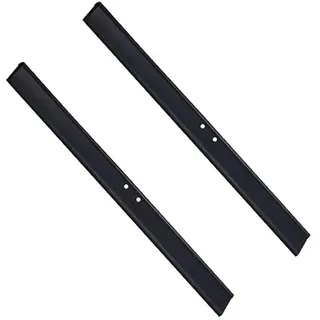 2 Stücke Gummilippe 35cm Silikon Abziehlippe für Duschabzieher Ersatzlippe für Abzieher (Schwarz)