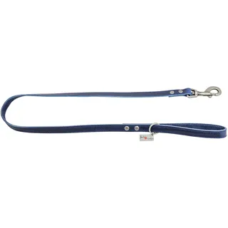 JACK AND VANILLA, Vintage-resistente Nylonleine für Hunde, Länge 100 cm, Breite 20 mm, Blaue Farbe, Elegantes und bequemes Design für tägliche Spaziergänge, Vintage-Modell