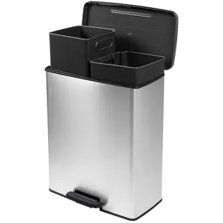 Curver Deco bin slim 52 l Schwarz