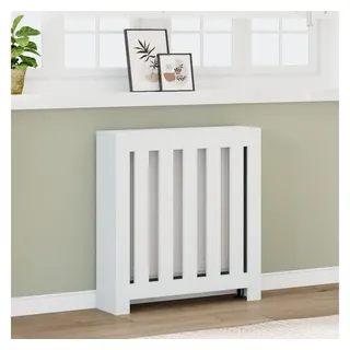 vidaXL Heizkörperverkleidung Weiß 78x20x82 cm