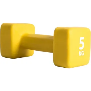 Pure2Improve Kurzhantel Neoprenbeschichtete Kurzhantel 5 kg gelb