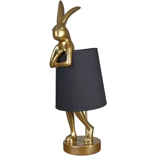 Palazzo Tischleuchte Hase Leuchte Rabbit Gold Tischlampe Hasenlampe Hasenfigur 68cm
