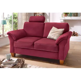 OTTO home Couch Mikrofaser 2-Sitzer Rot