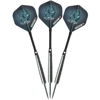 Elkadart Rhino Dartpfeile, 80% Wolframstahl, mit Aufbewahrungs-/Reisetasche, 25 g