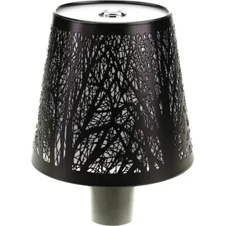 Formano Moderne LED Touch Lampe Baum Flaschenaufsatz Stehlampe USB 3 Lichtmodi - Schwarz