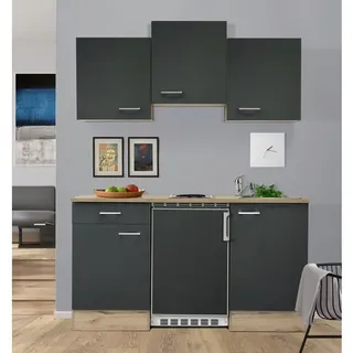 Flex-Well Küchenzeile Morena 150,5 cm grau