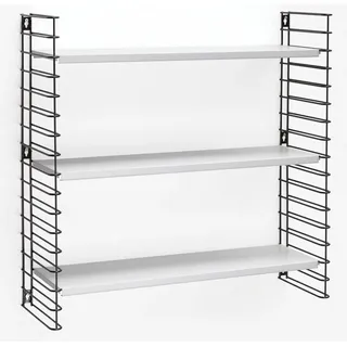 Metaltex Tomado Wandregal 70 x 21 x 68 cm Schwarz