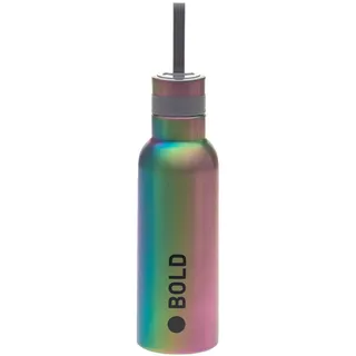 Lässig Bold Kinder Trinkflasche 750 ml Edelstahl BPA-frei/School Bottle Stainless Steel Bold rainbow