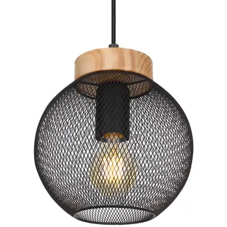 GLOBO 1-flg. 20 cm rund Holz Metall