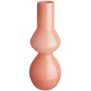 Butlers Vase Candy , Rot , Glas , 23 cm , Dekoration, Vasen, Glasvasen