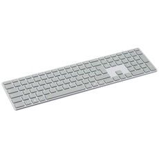 Microsoft WS2-00010 Bluetooth-Tastatur, QWERTY, Italienisch, Grau – Tastaturen (Standard, kabellos, Bluetooth, QWERTY, Grau)