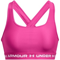 Bild von Crossback Mid Sport-BH Damen, pink