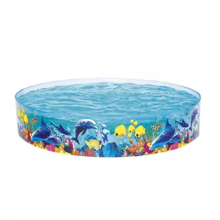 BESTWAY Fill 'N Fun Planschbecken 244 x 46 cm mehrfarbig (55031)