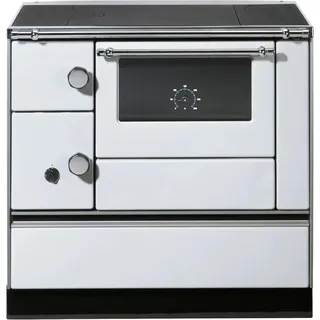 Westminster Küchenherd K76-90 Stahl Backfach Rechts Weiß 7,3 kW