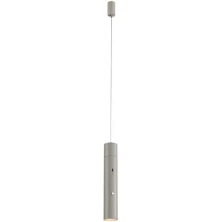 just light. LED-Akku-Pendelleuchte Attach Greige 120 cm x Ø 16