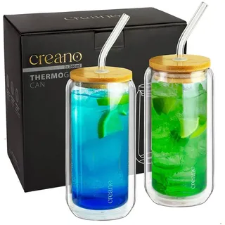 Creano doppelwandige Trinkgläser 0,36 l 2 St.