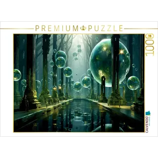 CALVENDO Puzzle Grüne Landschaft | 1000 Teile Lege-Größe 64 x 48 cm Foto-Puzzle für glückliche Stunden