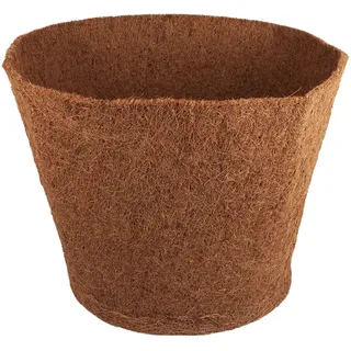 Dehner Winterschutz-Topf, Ø 45 cm, Höhe 34 cm, Kokos, braun