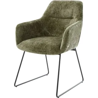 DeLife Esszimmerstuhl Pejo-Flex Chenille Olive