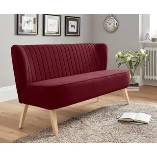 Home Affaire Couch Polyester 2-Sitzer Rot