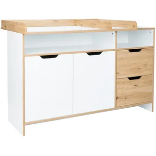 Arthur Berndt Wickelkommode »Maxim« mit abnehmbarem Wickelaufsatz« weiß