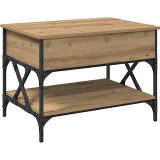 vidaXL Couchtisch Artisan-Eiche 70x50x50cm Holzwerkstoff - Braun