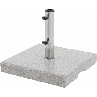 Doppler Schirmständer Granit 25 kg Silber