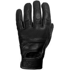 John Doe Fresh XTM Motorrad Handschuh aus Rindsleder Atmungsaktiv Schwarz S