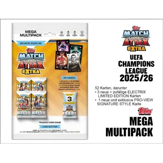 Topps Match Attax: Extra 2025/26 – Mega Multipack