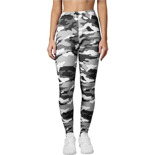 Urban Classics Ladies Camo Leggings Frauen Leggings Camouflage Basics, Streetwear