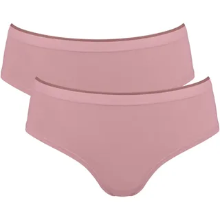 Hipster SLOGGI "GO Sense", Damen, Gr. L, rosa (tea rose), Single Jersey, Obermaterial: 88% Modal, 12% Elasthan, körpernah, Unterhosen Hipster, superweicher Modalmix, flache Kanten, elastisch, nahtlos