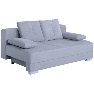 P & B Schlafsofa , Grau , Kunststoff , Füllung: Schaumstoffflocken,Schaumstoffflocken , 200x90x110 cm , Wohnzimmer, Sofas & Couches, Schlafsofas, Sonstige Schlafsofas