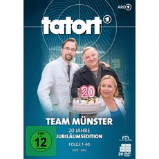 Bild Tatort - Team Münster (Thiel & Boerne) - 20 Jahre Jubiläums-Edition (Folge 1-40) [20 DVDs]