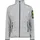 Damen Strick Fleece Jacke Grey-Limone 38