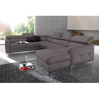 Cotta Wohnlandschaft U-Form grau