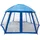 Pooldach blau 500 x 433 x 250 cm