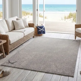 Sansibar Heide SA-036 Teppich 200 x 290 cm Grau/Mehrfarbig