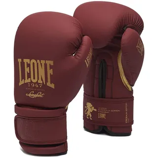 Leone 1947 LEONE 1947, Boxhandschuhe der Bordeaux-Edition, Unisex-Erwachsene, Bordeaux, 10 OZ (50), GN059X