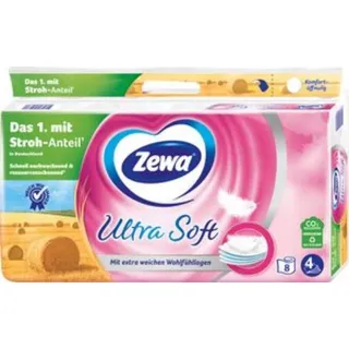 Zewa Ultra Soft 4-lagig 8 x 150 Blatt