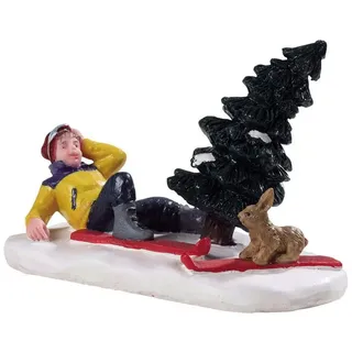Lemax Ski Bunny Figur Weihnachtsdorf