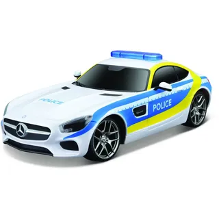 MAISTO RC-Auto Mercedes AMG GT Polizei 1:24 RTR blau-weiß (581527)