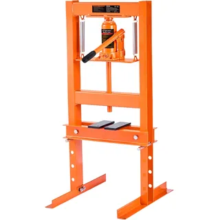 Vevor Hydraulikpresse Kohlenstoffstahl 55-250 mm beige/orange