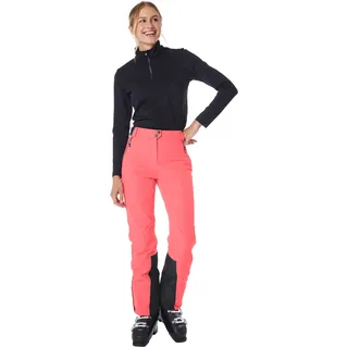 KILLTEC Skihose KILLTEC "KSW 278 WMN SKI PNTS", Damen, Gr. 42, Normalgrößen, rosa (koralle), Obermaterial: 100% Polyester;Futter: 100% Polyamid;Füllung: 100% Polyester, Hosen Skihose, Wind- und wasserdicht, atmungsaktiv, verstellbarer Bund, Kantenschutz