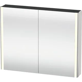 Duravit XSquare Spiegelschrank mit LED- Beleuchtung, 1000x800x155mm, XS7113085850000, Farbe: Weiß Hochglanz Lack