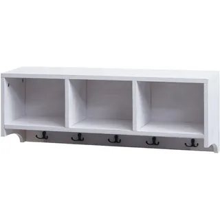 MCW Wandregal 80 x 30 x 20 cm Weiß